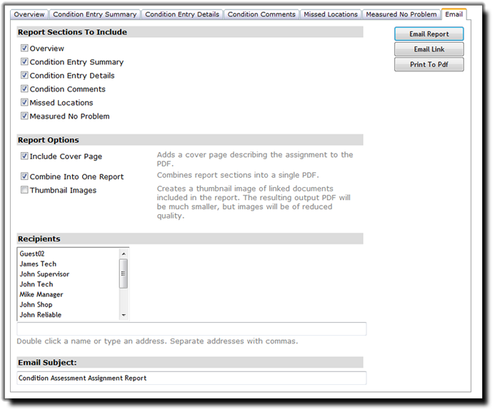 Condition Assessment Report 8