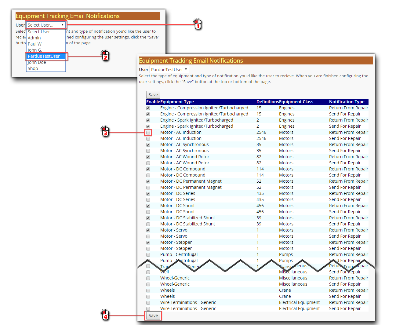 Email Notifaction Screen Shot