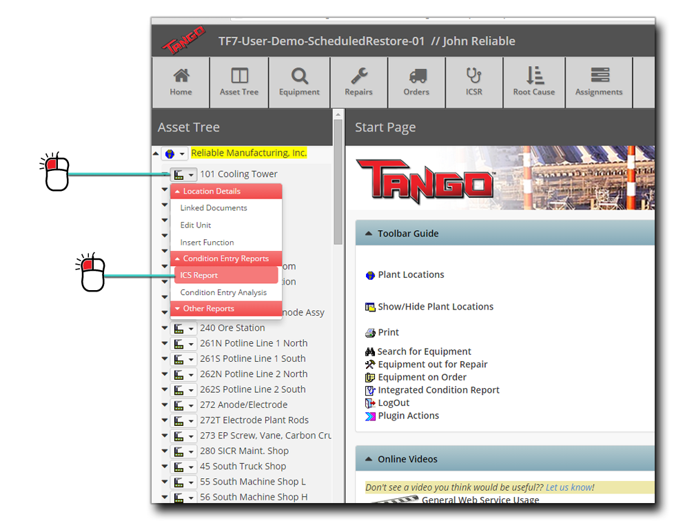 Filtered ISC Report Quick Start