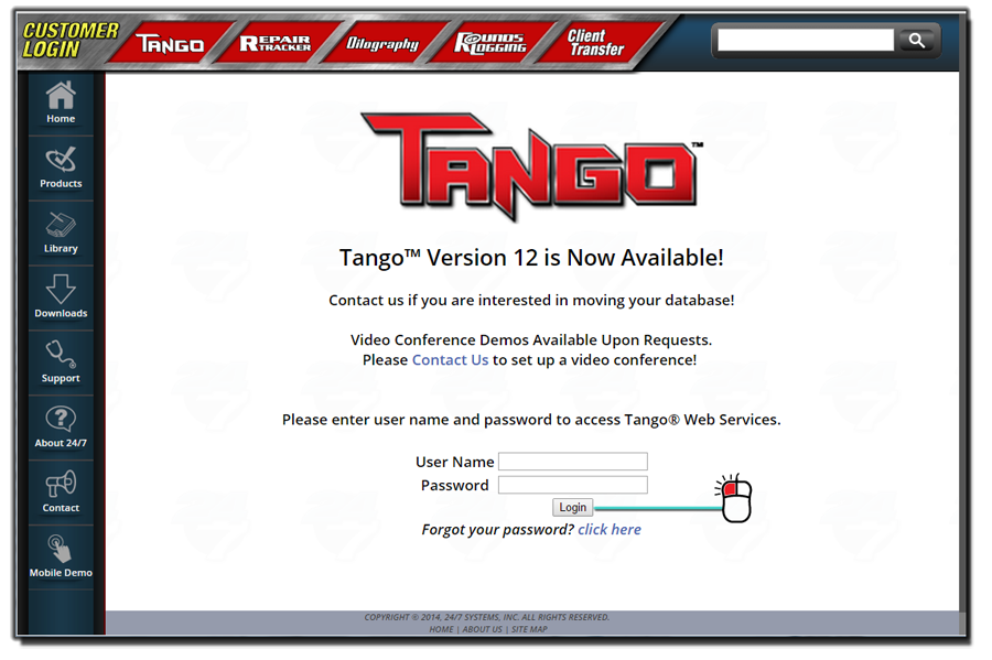 Tango Login Quick Start